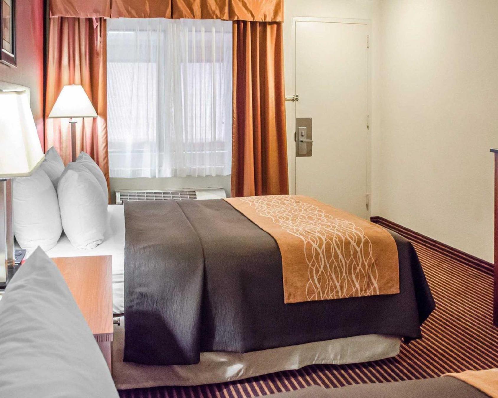 Bed in hotel